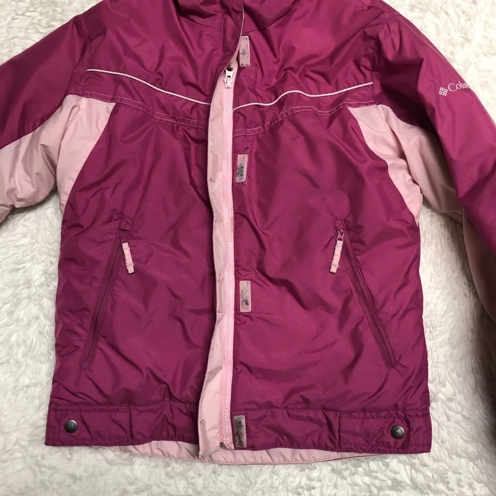 Columbia Girls Pink Winter Coat - Picture 8 of 14